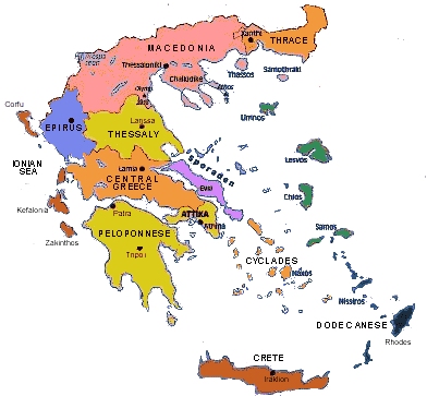 Greece Regions